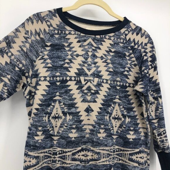 Denim&Supply Ralph Lauren blue Aztec print jumper - Picture 5 of 14